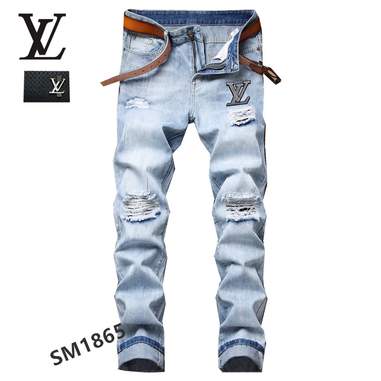 LV Jean Pants Long-016